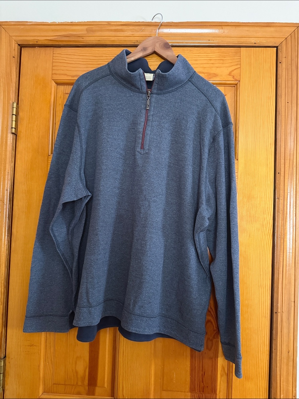 Tommy Bahama Men's Dark Gray Quarter-Zip Pullover Sweater